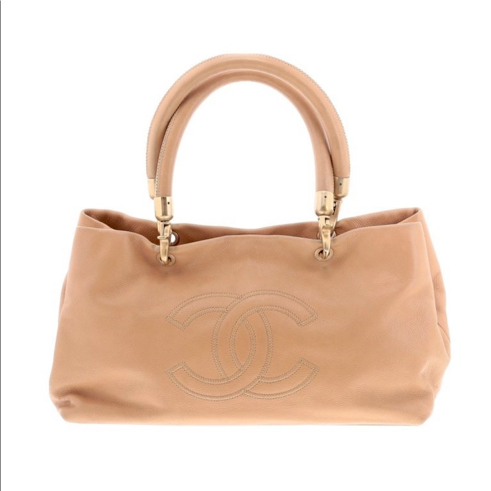 SOLD - Authentic Chanel Caviar CC Handle Tote